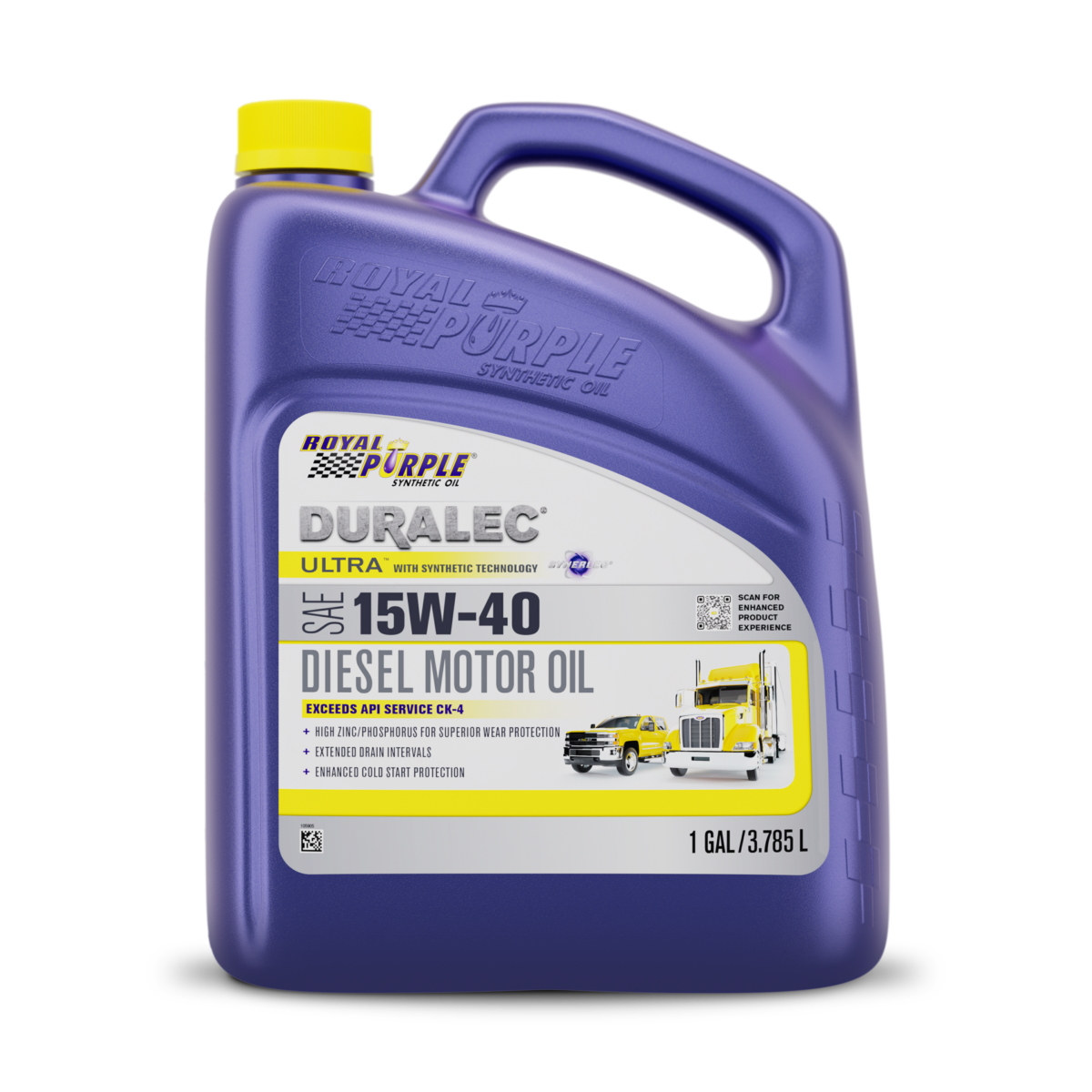 Royal Purple Gallon Duralec Ultra 15w 40 Front 1500 Lowres Transparent 83561