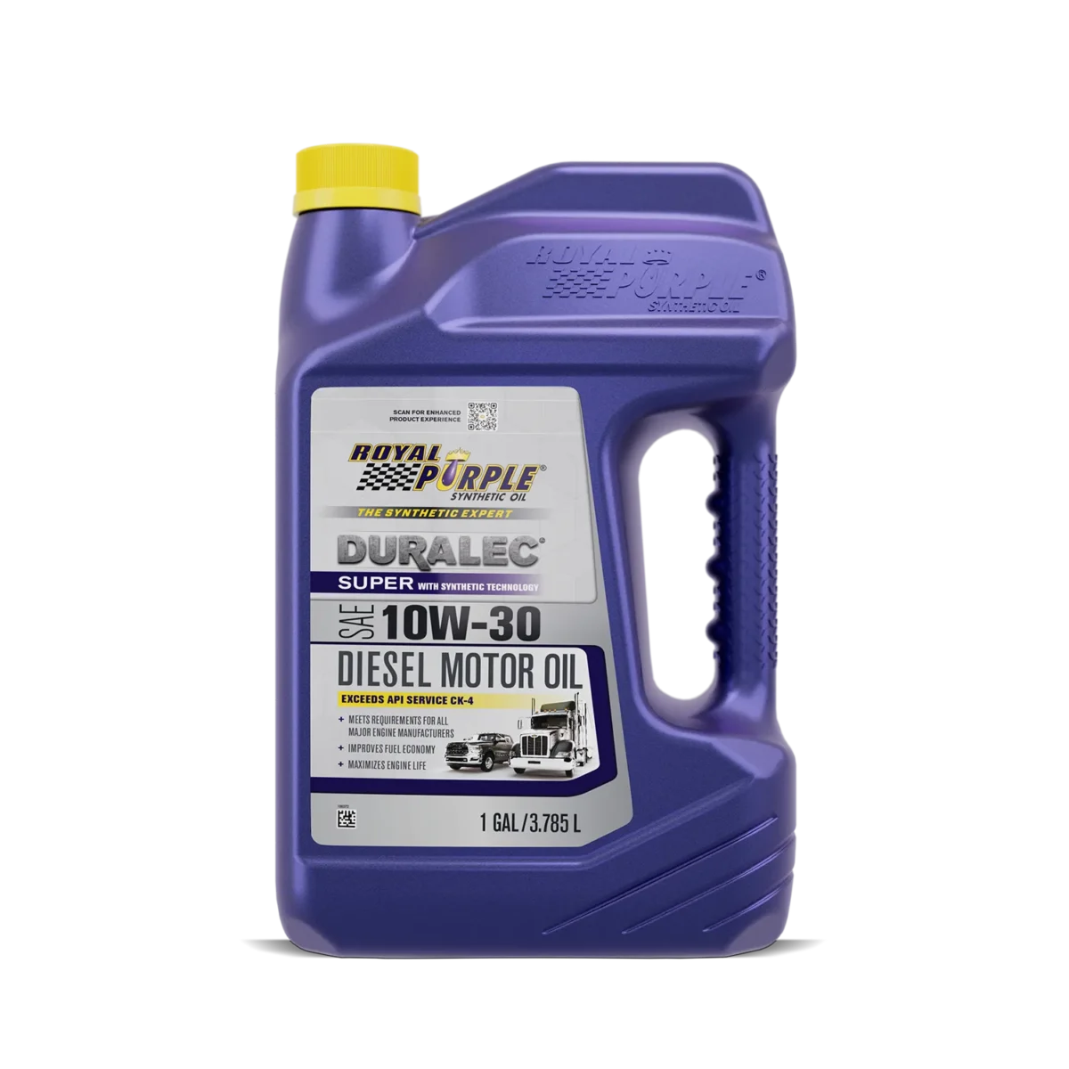 Royal Purple 1gal Duralec Super 10w30 Front 3000 Lowres Transparent 83130